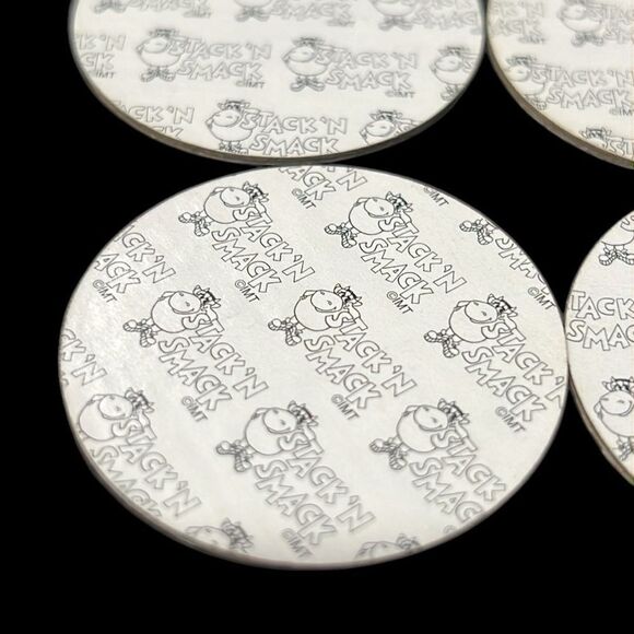 POGS Stack ‘N Smack Milk Caps Zoonies Lot of 15 Vintage 90s Game Doubles - Picture 5 of 5